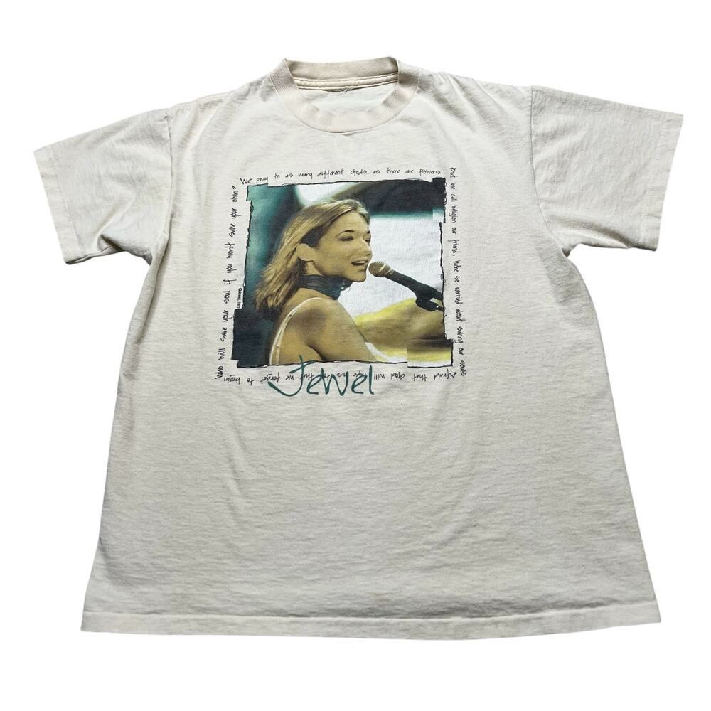 Vintage 90s Jewel Who Will Save Your Soul Concert Tour T Shirt unisex size Small